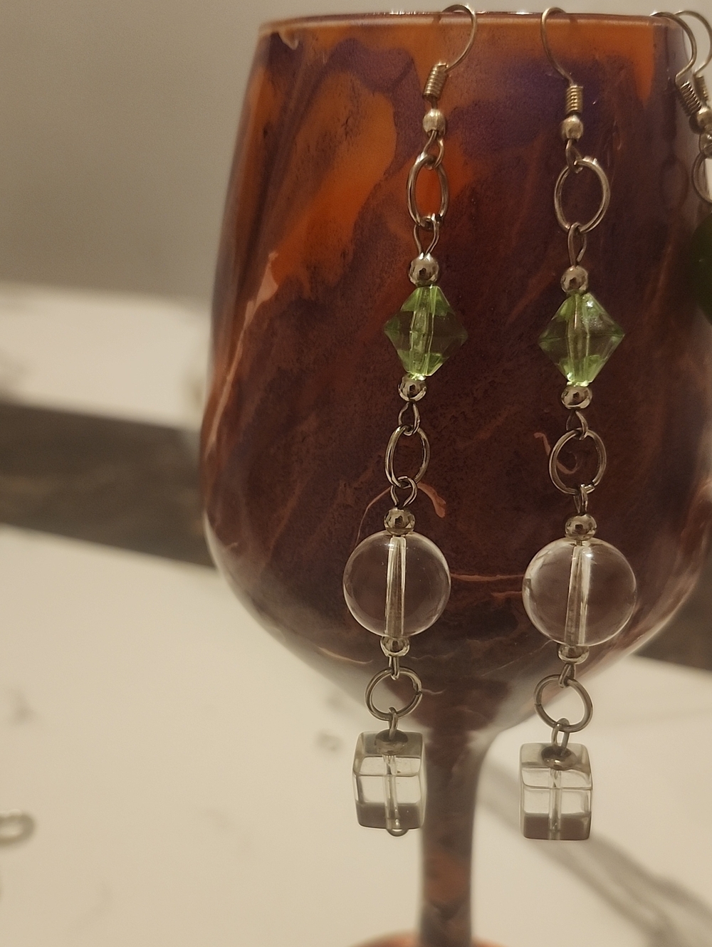 Handcrafted Enchanted Grove Drop Dangle Earrings